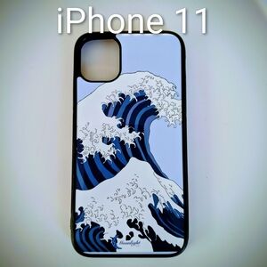 iPhone 11 Blue Wave Case
